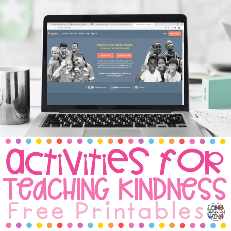 list of activities to teach kindness