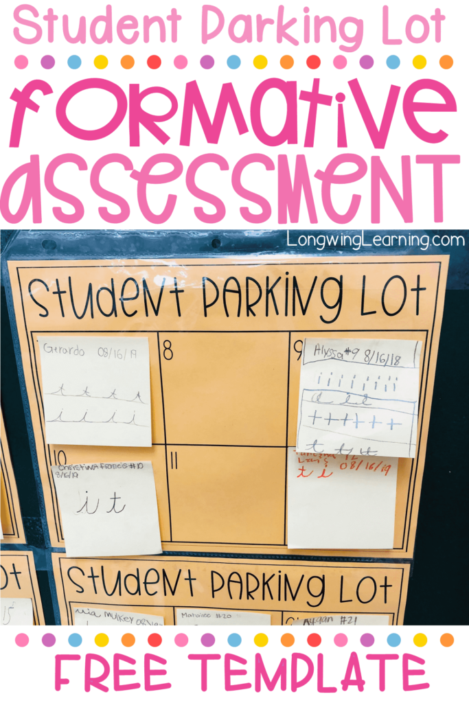 STUDENT PARKING LOT FOR THE CLASSROOM Longwing Learning