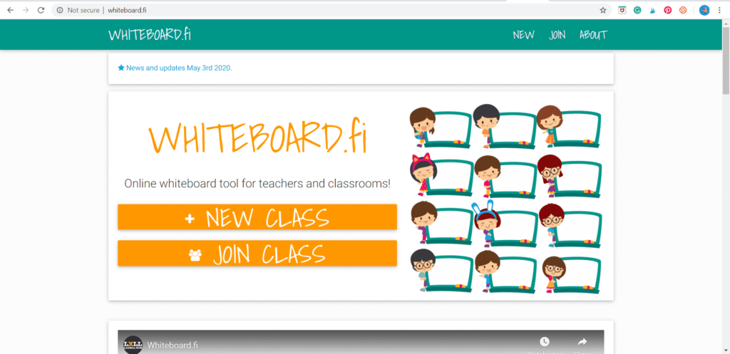 free whiteboard for distance learning 