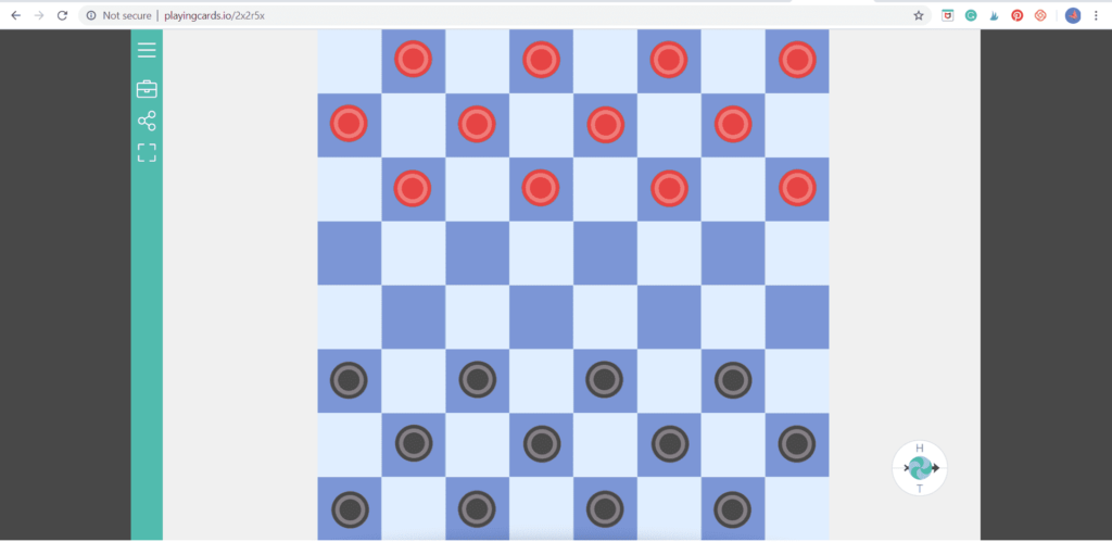 online checkers game for classroom incentive 