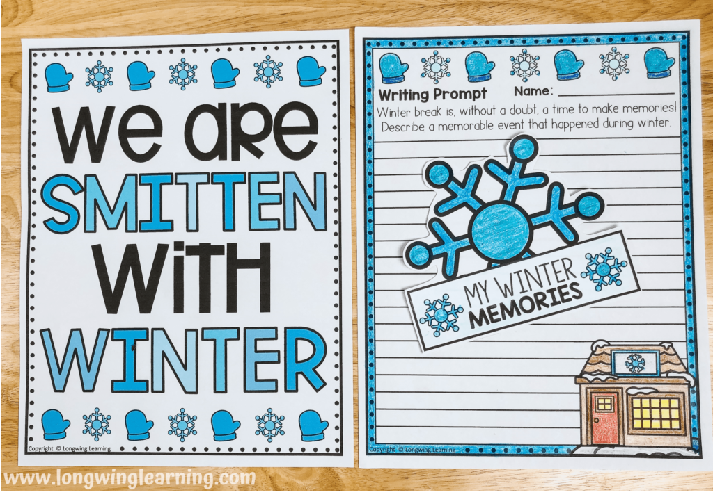 after winter break writing prompt for winter