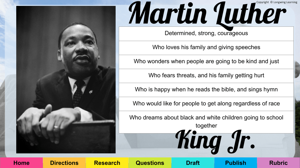 MLK DAY activities for fourth grade