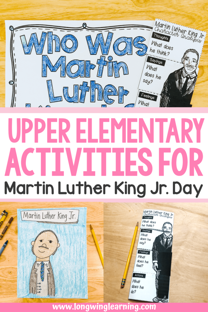 MLK activities for fourth grade