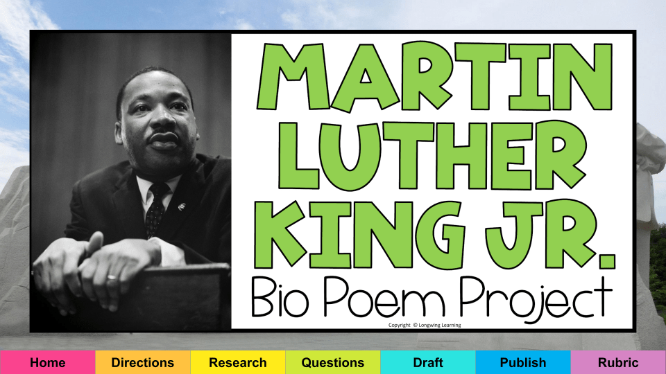 Teaching Martin Luther King Jr. project