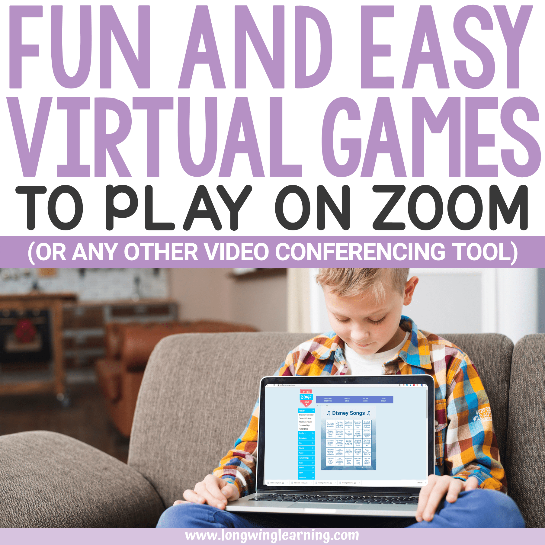 Virtual Games For The End Of Year - Longwing Learning I ELA Worksheets ...