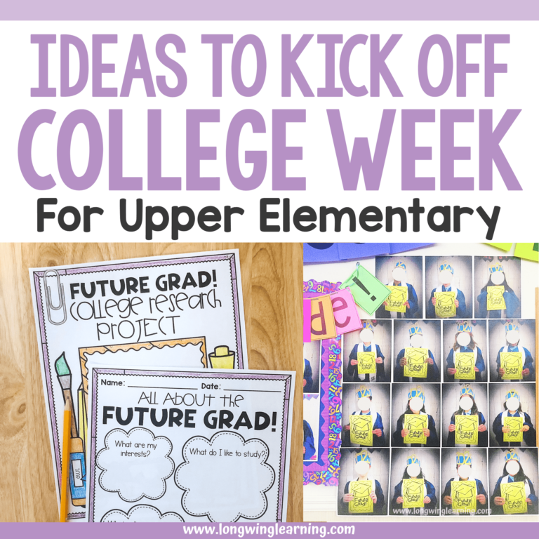 college week ideas for elementary students