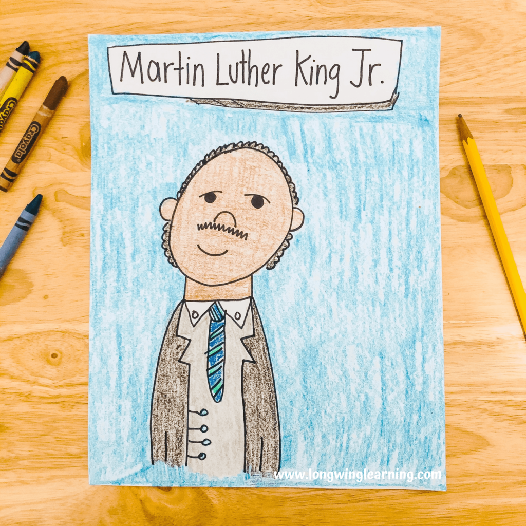 How To Draw Martin Luther King Jr Step By Step For Kids