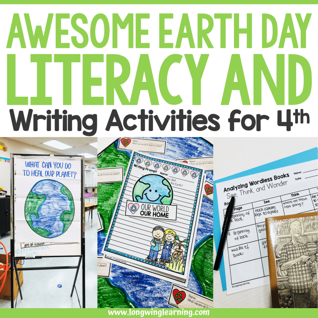earth day literacy and art activities