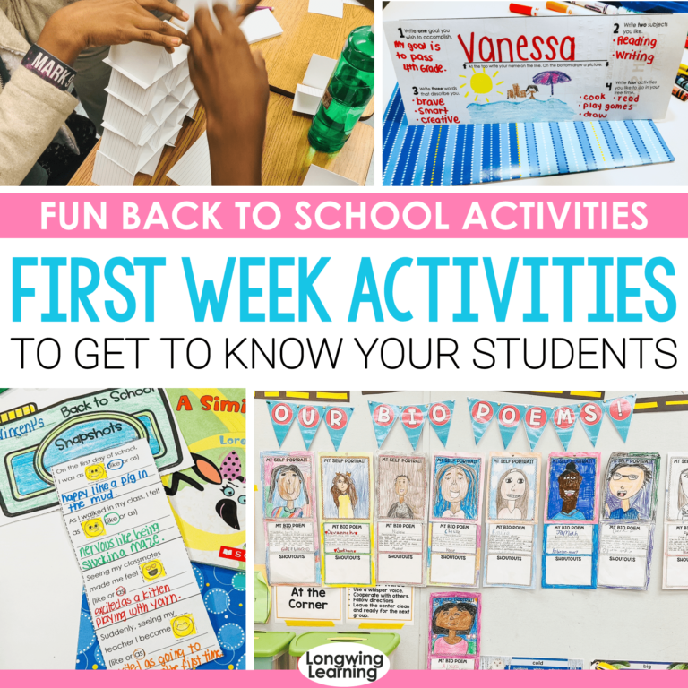 5 Fun First Week Of School Activities Worth Planning For - Longwing ...