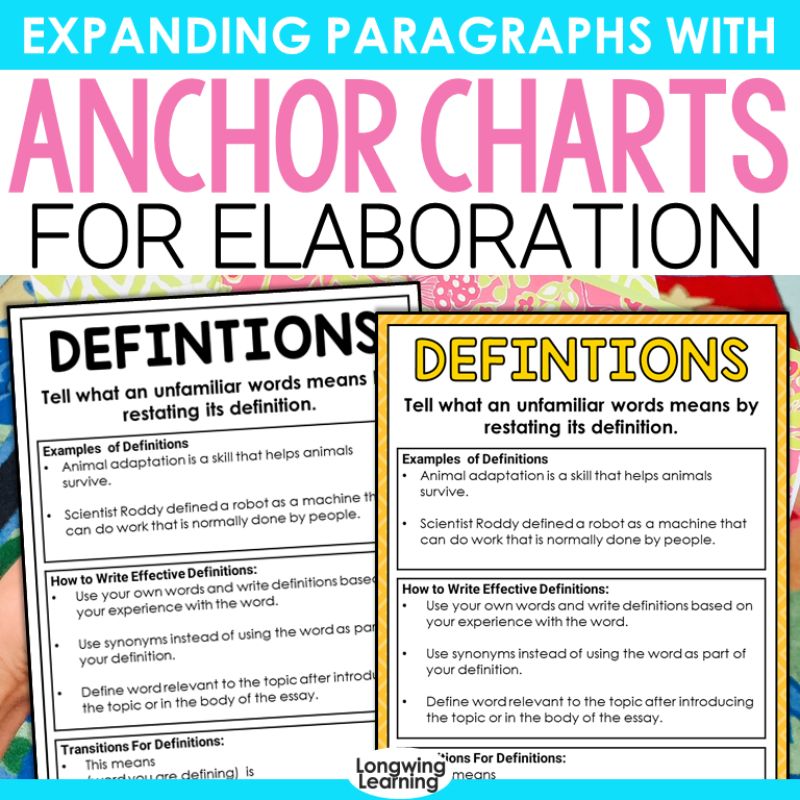 elaboration techniques anchor charts