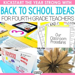 back to school ideas for 4th grade teachers