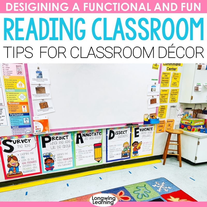 classroom decor tips for reading classrooms