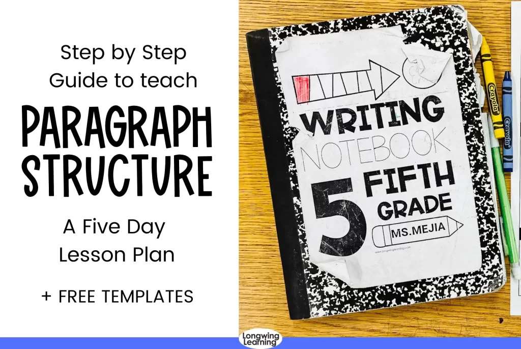 paragraph writing lesson plans activities