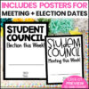Elementary Student Council Leadership Posters & Banners Editable Bulletin Board - Image 3