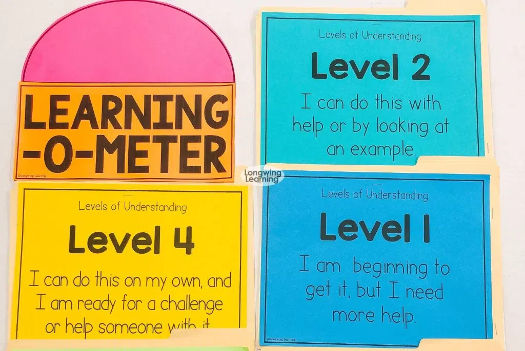 Learning-O-Meter student self assessment