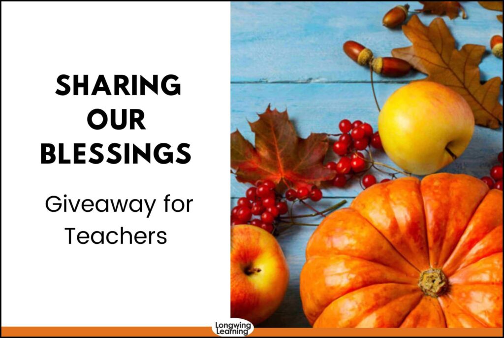 sharing our blessing a teacher giveaway