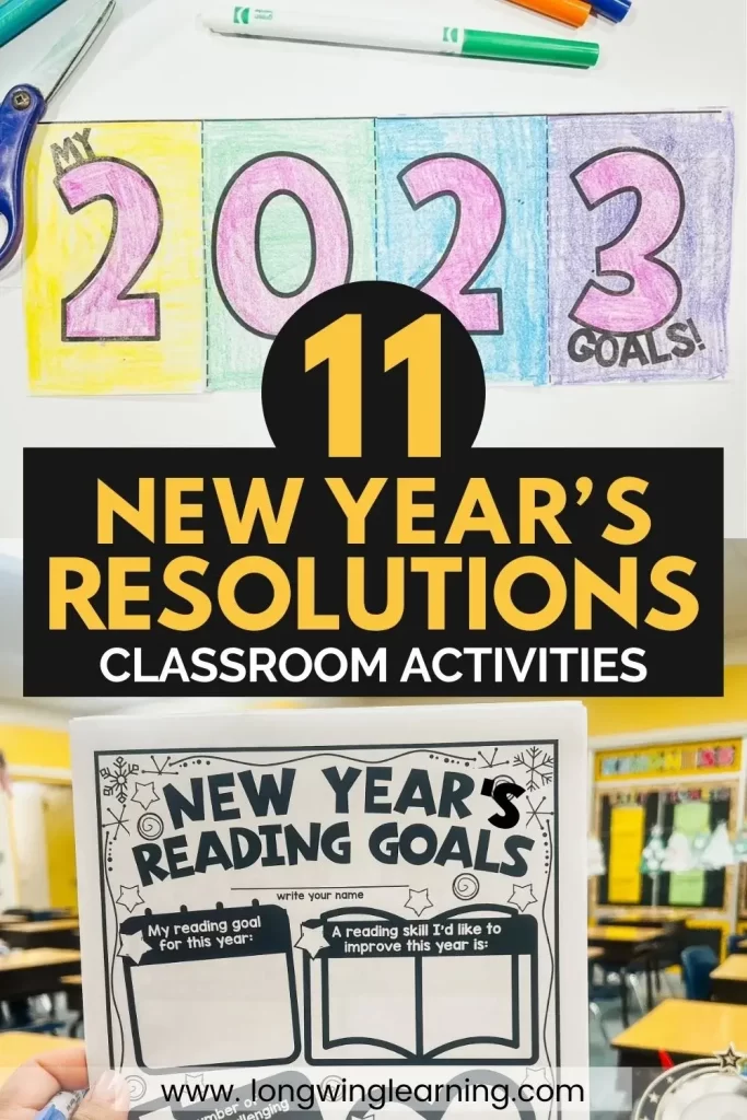 new year's resolutions classroom activities