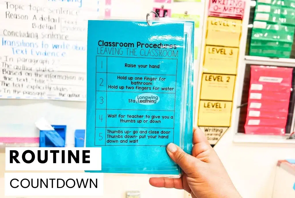 classroom procedures pdf