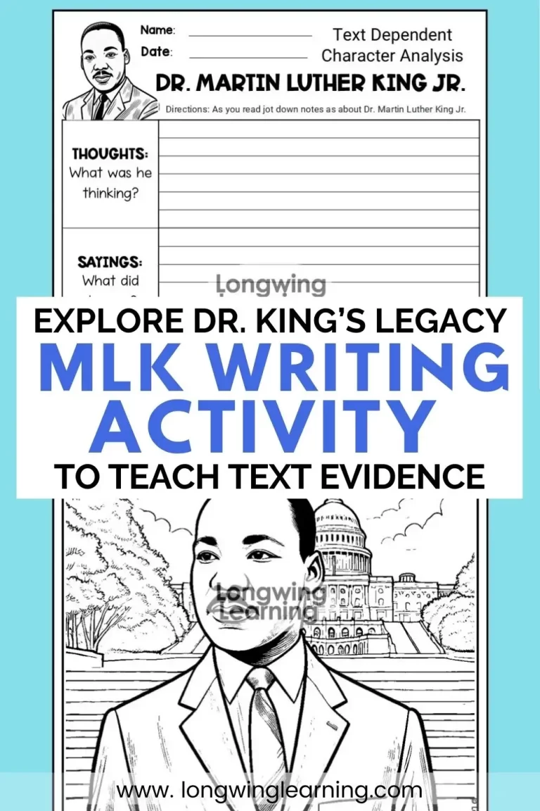 Mlk day writing activity