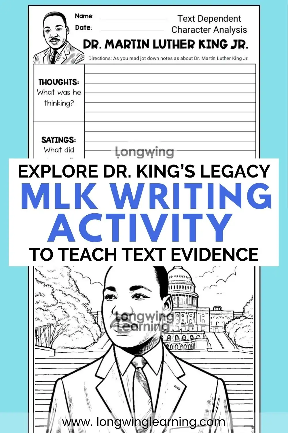 Mlk day writing activity