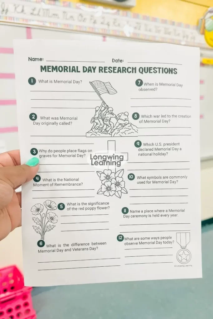 Memorial Day Research Questions