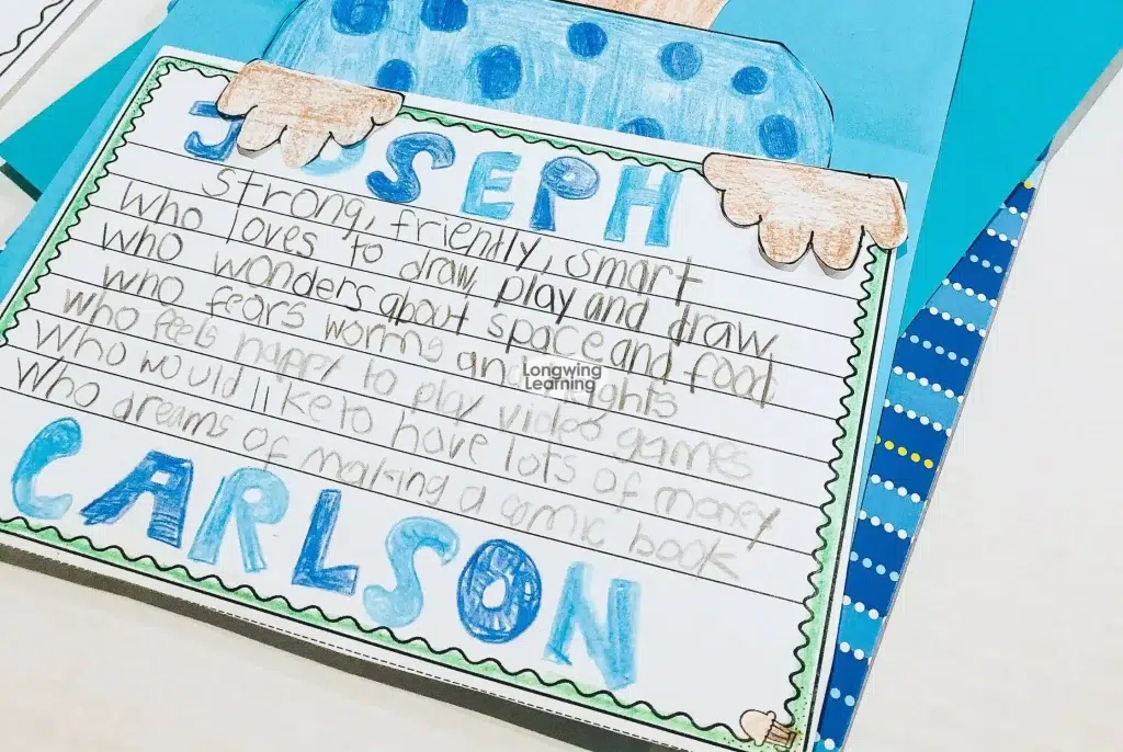 bio poem template for poetry 