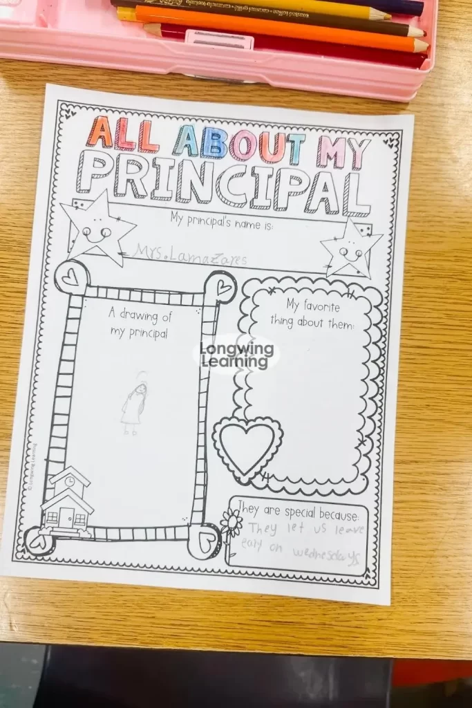 principal day printable
