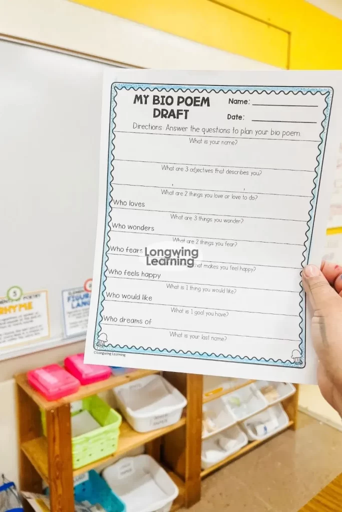 Drafting the Bio Poem