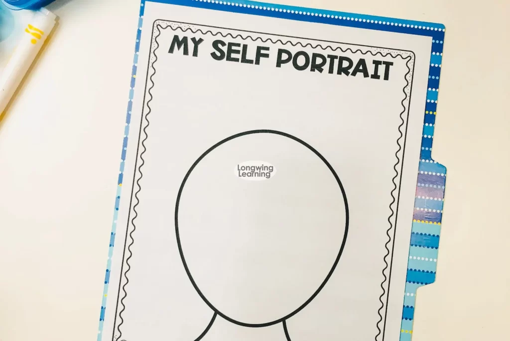 bio poem self portrait template