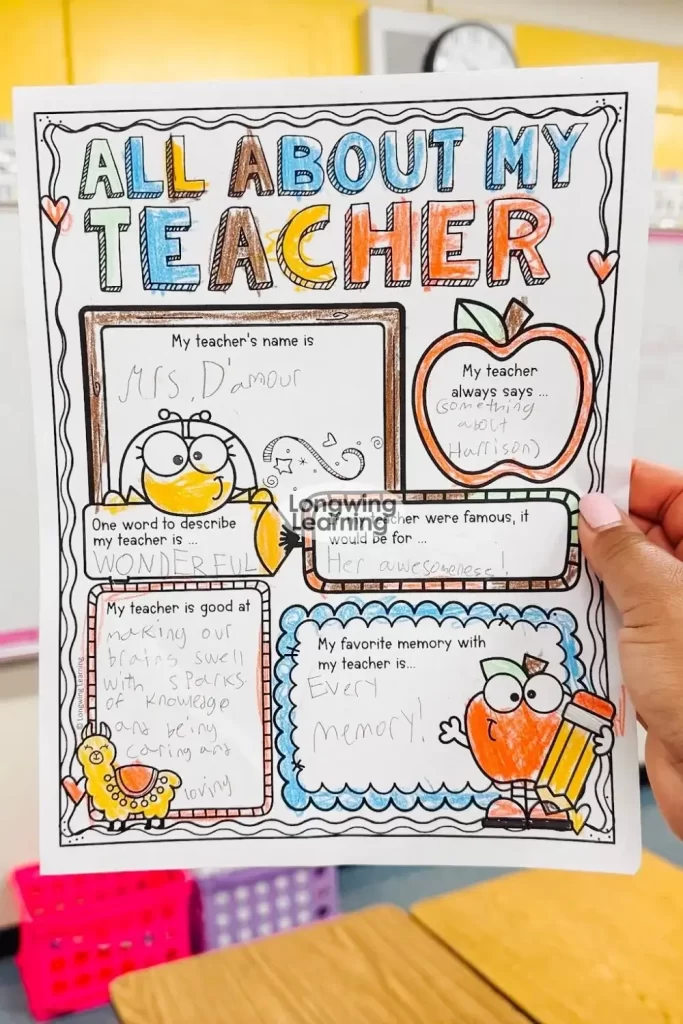 teacher coloring pages