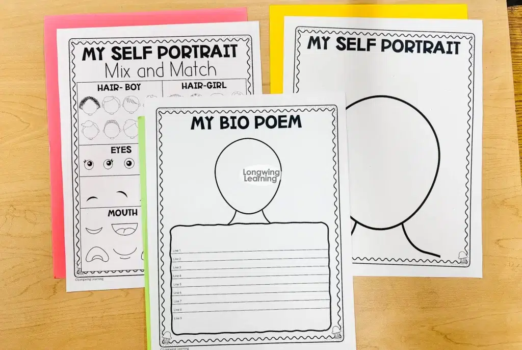 bio poem templates for 4th grade