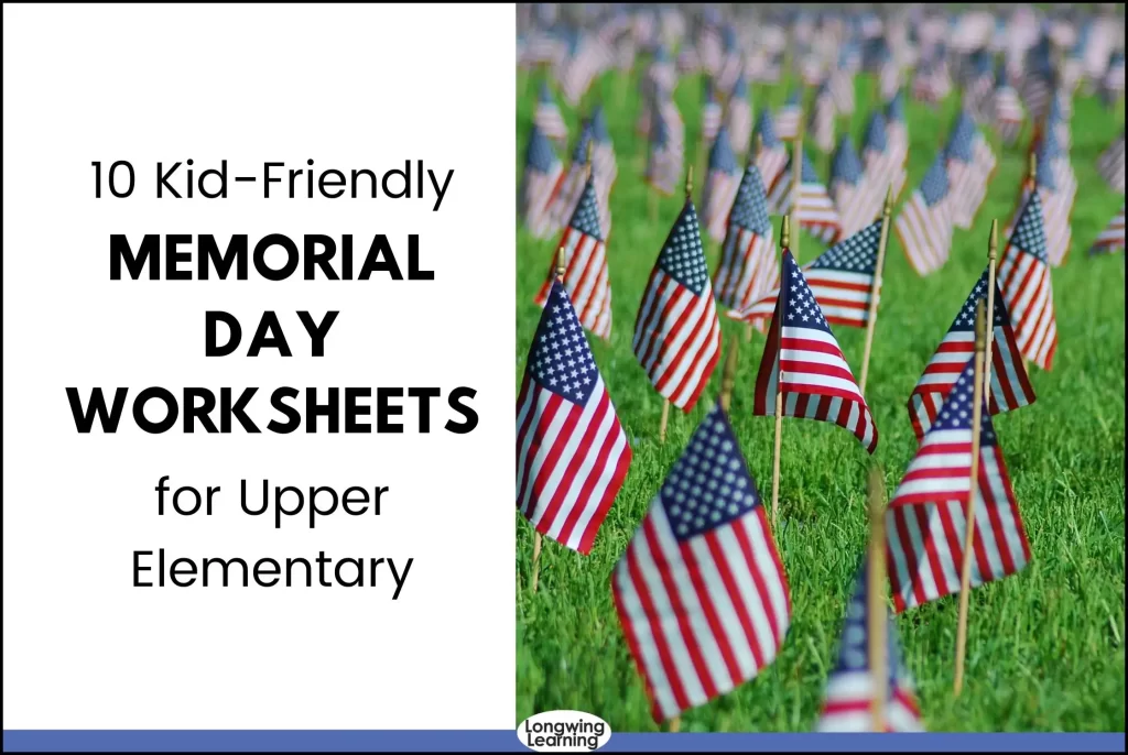 memorial day 4th grade activities for kids