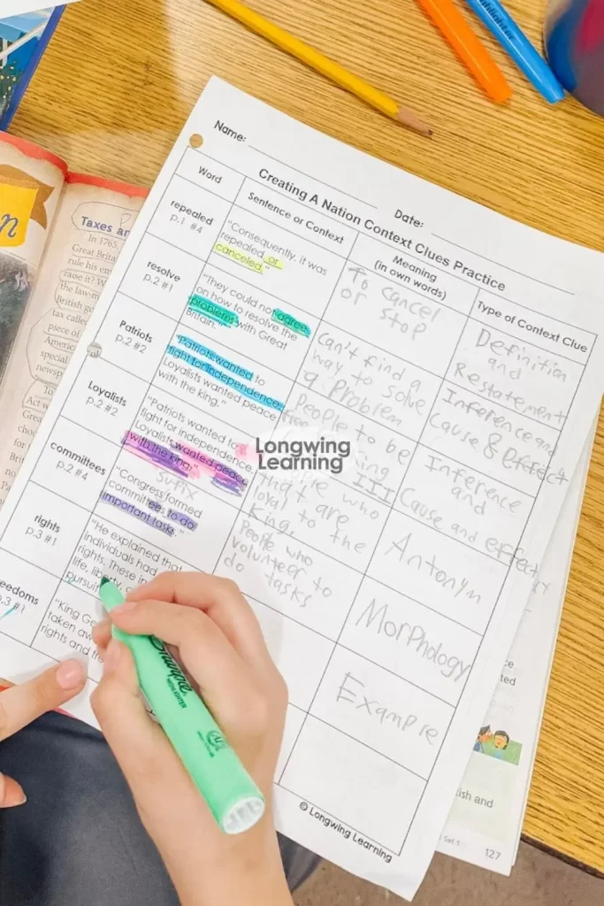 Explicitly Teaching Context Clues FAST test prep