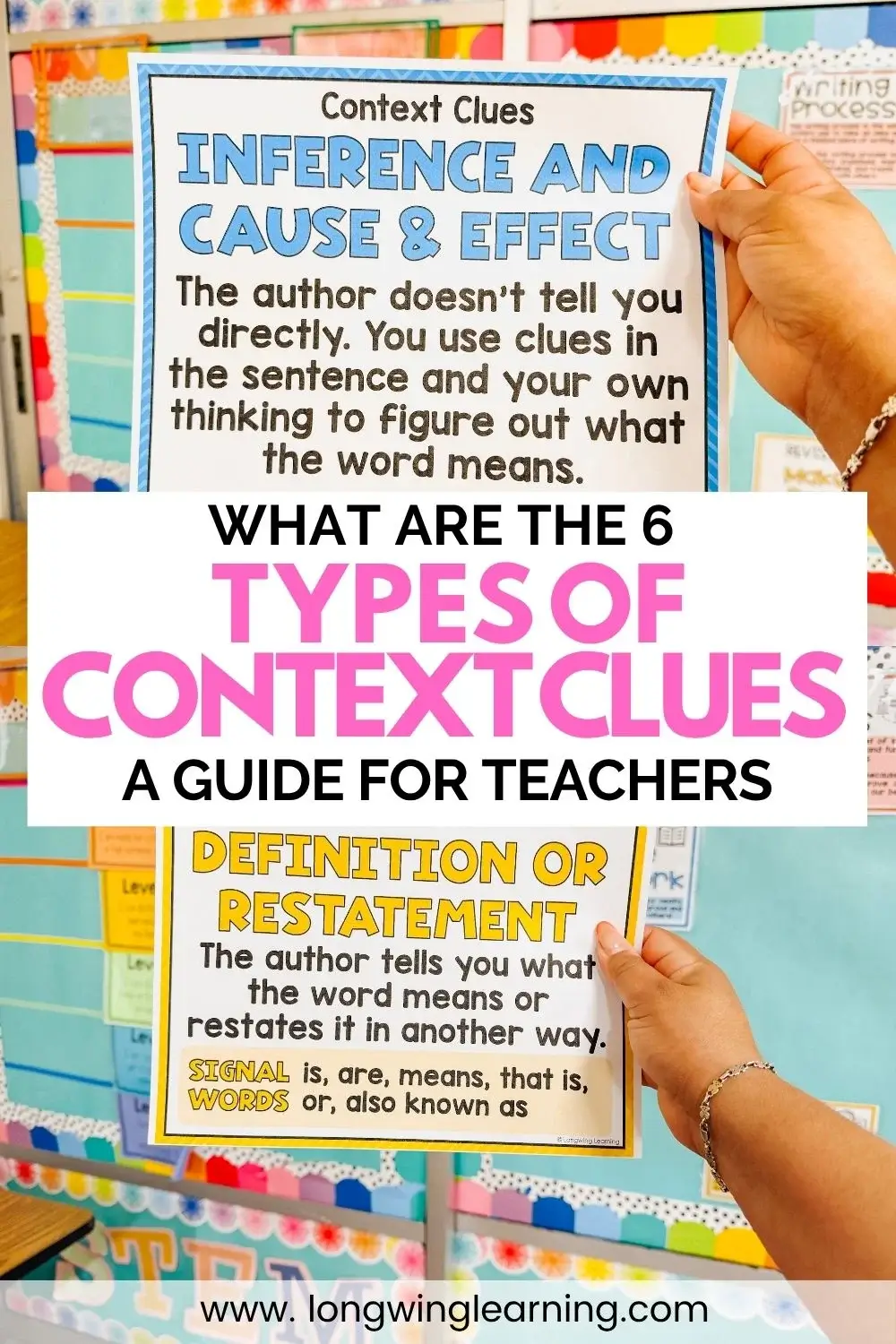 what are the 6 types of context clues