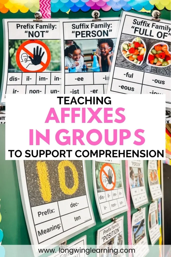 teaching prefixes and suffixes in groups