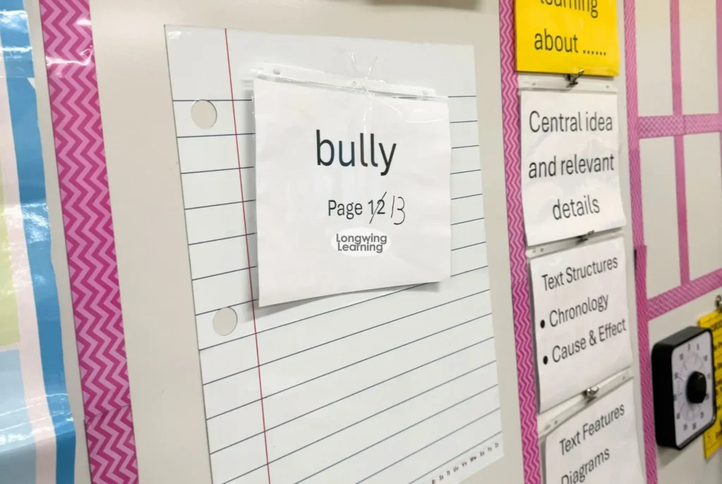 homograph sticky notes activity