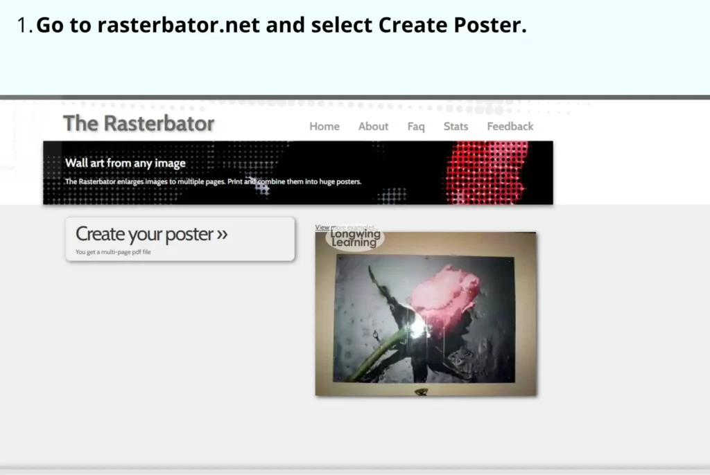 how to make a classroom poster direction 1