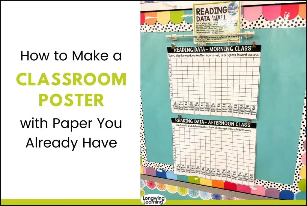 How to Make a Classroom Poster With Paper You Already Have