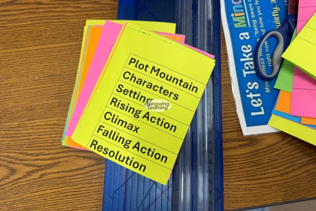 labels for story elements
