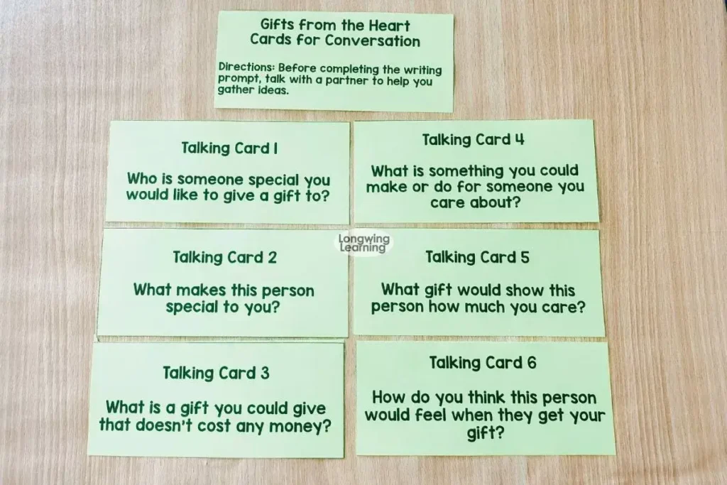 christmas-conversation-cards-with-questions-to-help-students-brainstorm-a-gift-from-the-heart