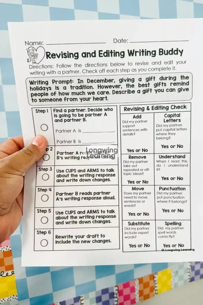 completed-revising-and-editing-writing-buddy-checklist-for-a-christmas-writing-prompt-