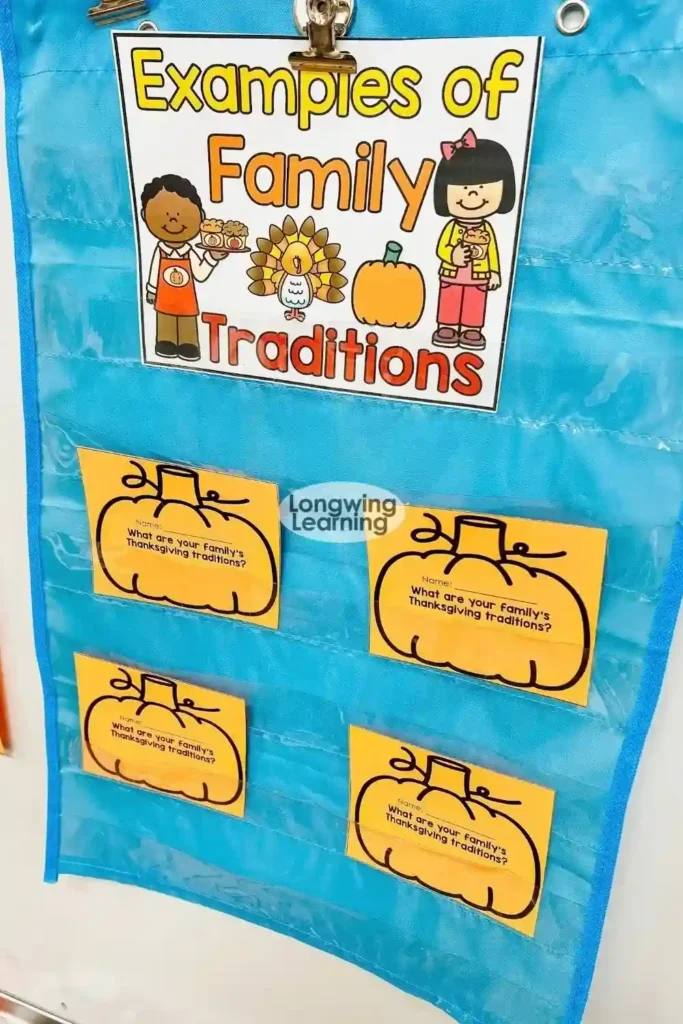 examples family traditions chart_