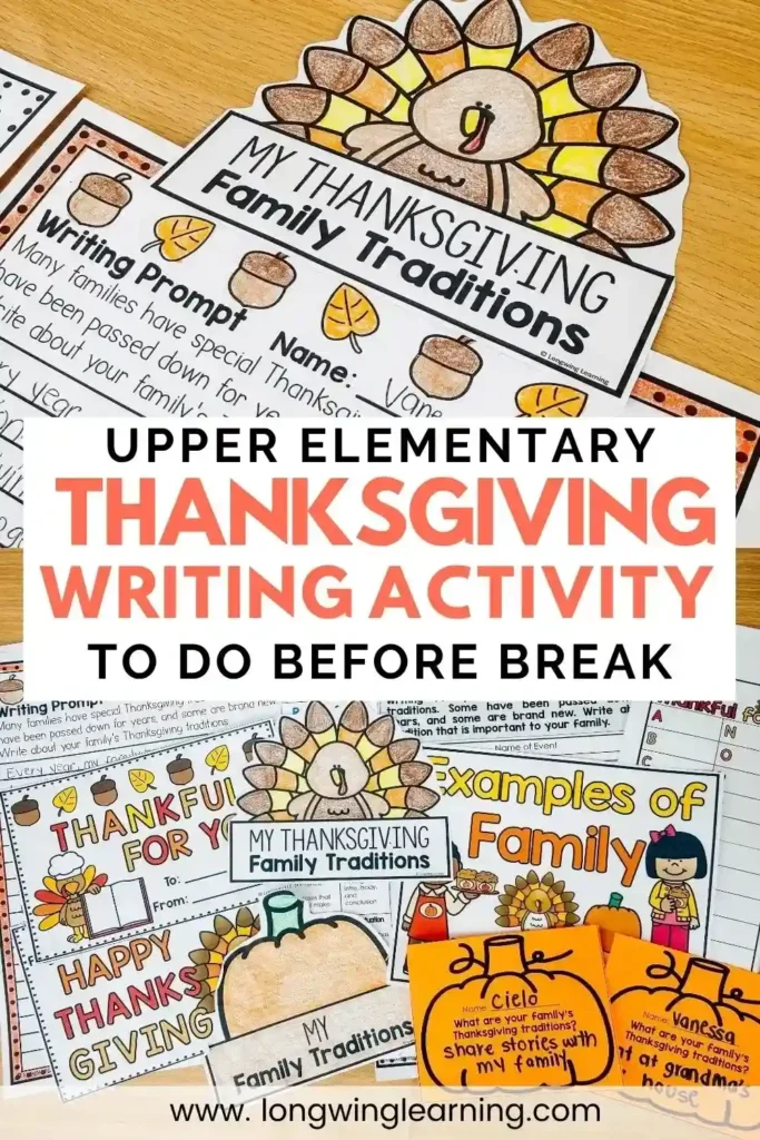 Thanksgiving Writing Activity
