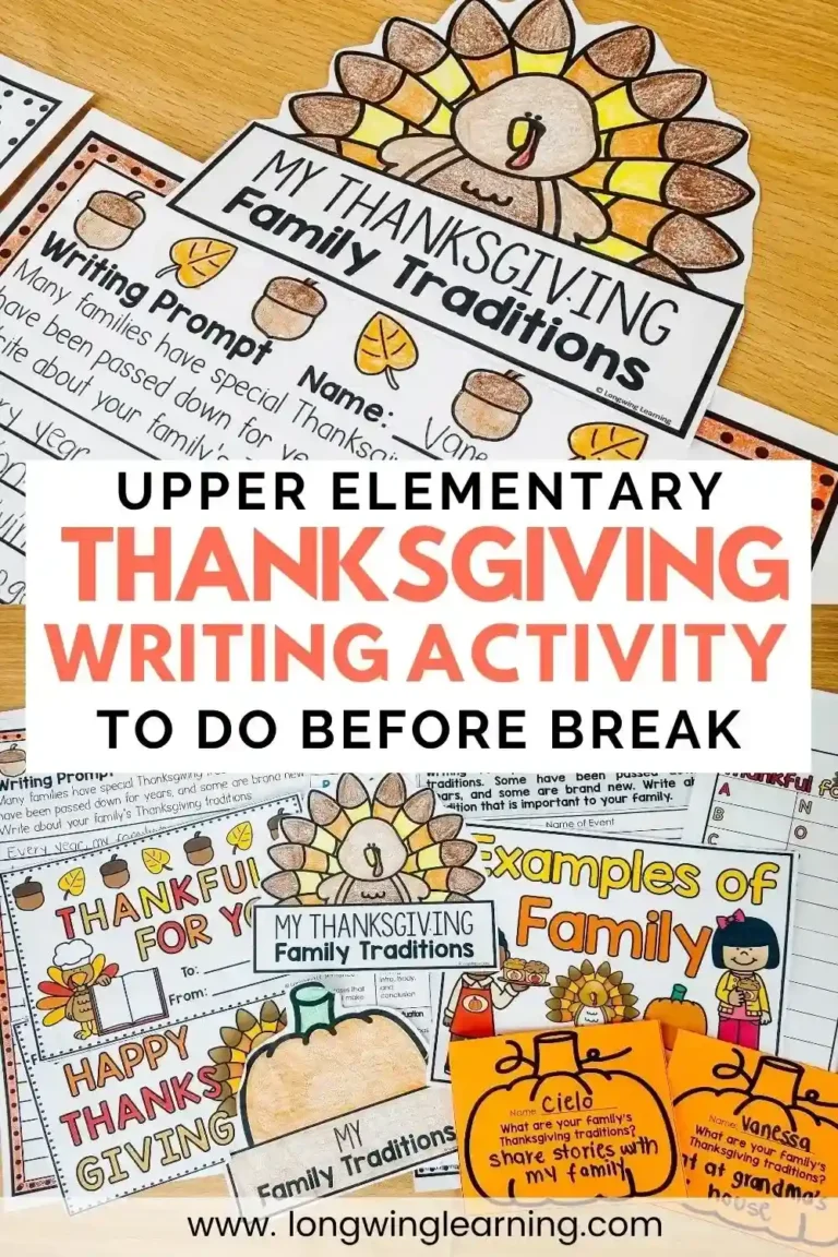 Thanksgiving Writing Activity