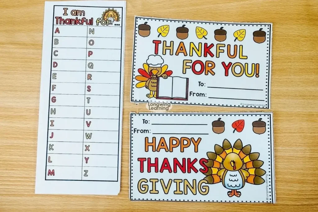 thanksgiving activities brain break