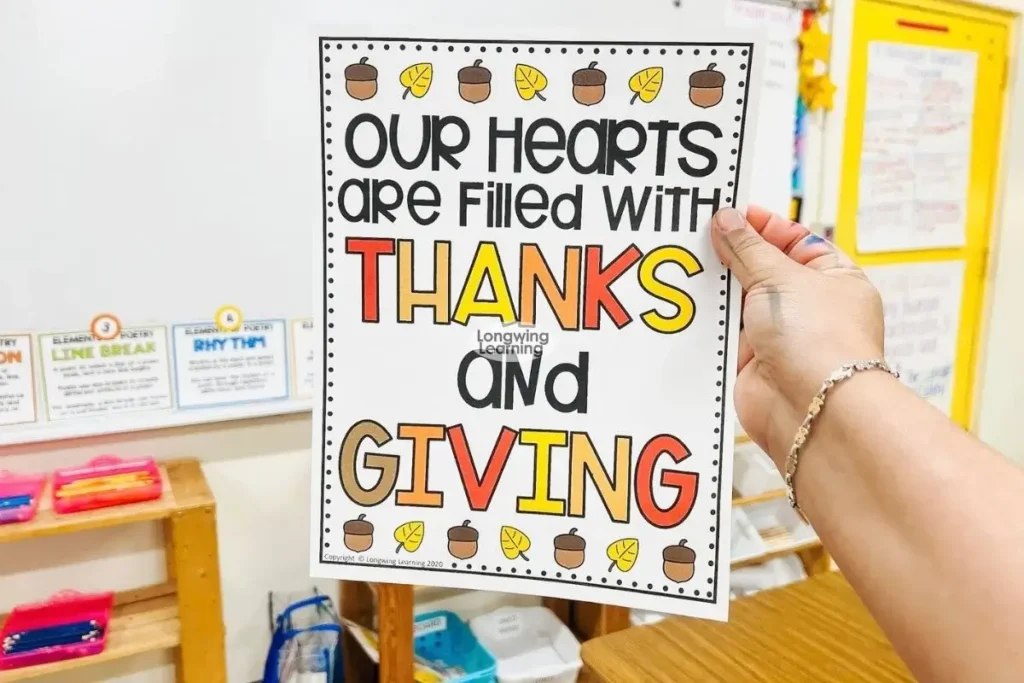 thanksgiving bulletin board header