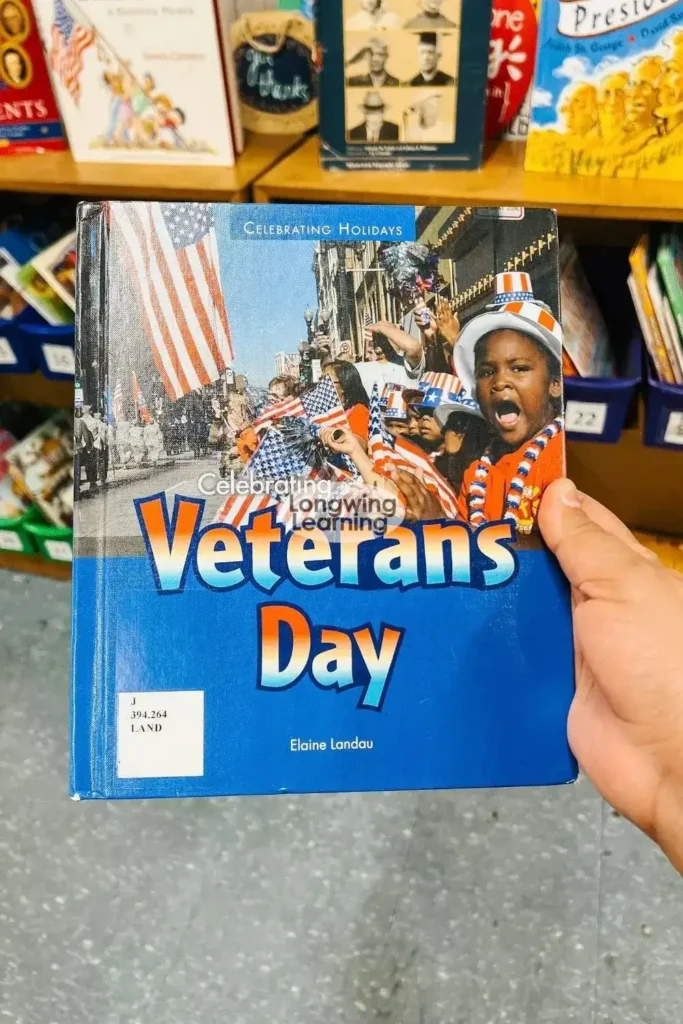 upper elementary book list to honor veterans