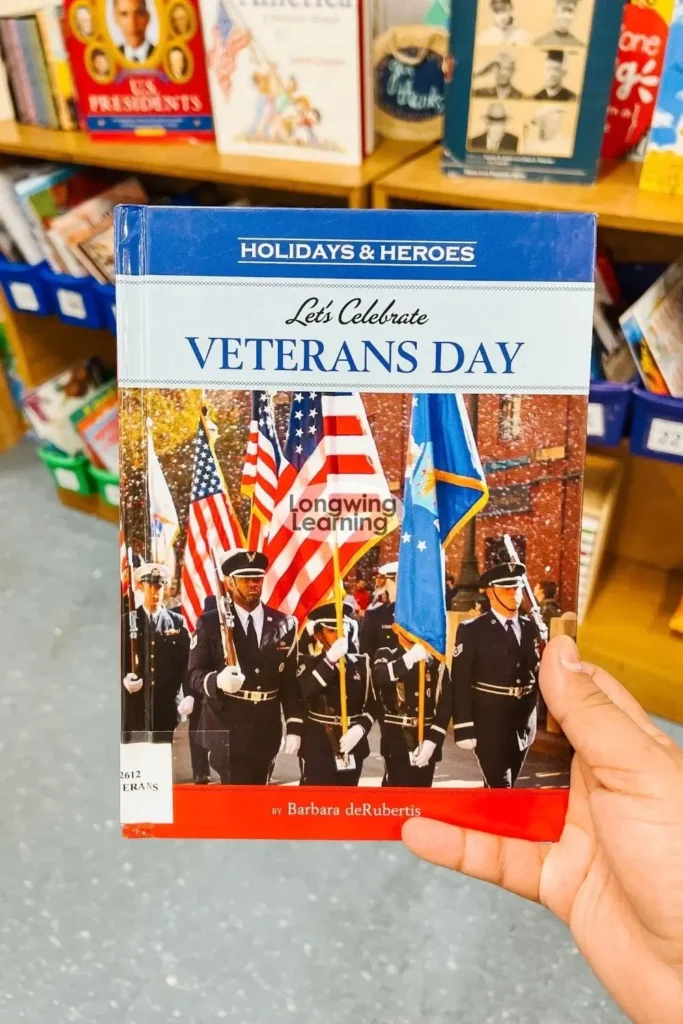 upper elementary book list to honor veterans